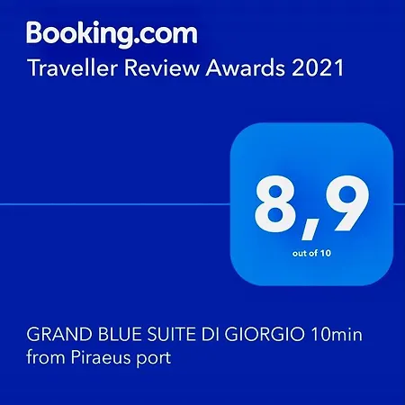 Grand Blue Di Giorgio 10min From Port Pireus